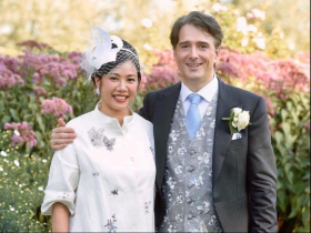 新光公主吳欣盈婚禮，連比利時王后都參加！4張照片秀自己繞了半個地球、10多年才得來的幸福